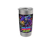 Tech War Cats Clash, Space Cats Illustration Graphic Cartoon Stainless Steel Insulated Tumbler