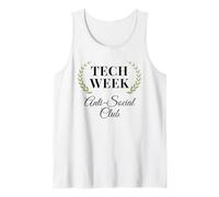 Tech Week Anti-Social Club funny theatre humor Tank Top