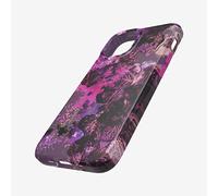 tech21 EcoArt Collage Pink and Purple for Apple iPhone 12 mini 5G - Fully Biodegradable Phone Case with 3 Meter Drop Protection