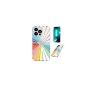 Tech21 Evo Art Rainbow Star Multi Drop Protection Strong Case for iPhone 13 Pro