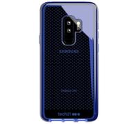Tech21 Protective Samsung Galaxy S9 Plus Case Thin Patterned Back Cover with FlexShock - Evo Check - Midnight Blue