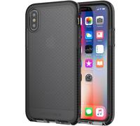 Tech21 Evo Check FlexShock Protetcive Case Cover for Apple iPhone X / iPhone XS - Smokey / Black (T21-5855)