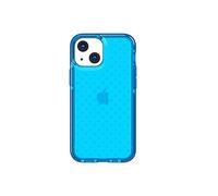 tech21 Evo Check for iPhone 13 Mini - Ultra-Protective Phone Case with 16ft Multi-Drop Protection Blue