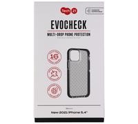 Tech21 Evo Check Series Flexible Gel Case for Apple iPhone 13 mini - Black