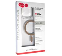 Tech21 EvoCrystal for iPhone 16 Pro Max Compatible with MagSafe - Impact Protection Case 15x Military Standard Tested - in Gold