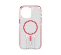 tech21 Evo Crystal Kick Case for iPhone 15 with MagSafe - Coral Pink