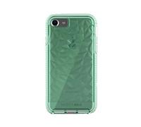 tech21 Evo Gem Drop Proof Protective Case for iPhone SE 2020 / iPhone 8 / iPhone 7 / iPhone 6 - Ultra Thin Clear Back, Anti-Scratch - Green - Bulk Packaging