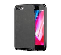Tech21 Evo Luxe Premium Vegan Leather Protective Case for iPhone 7 Plus/iPhone 8 Plus, Black,T21-5991