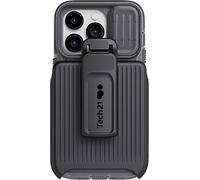 Tech21 Evo Max for iPhone 14 Pro Rugged Phone Case Cover With Belt Clip - Black