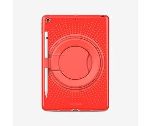 Tech21 Evo Play2 with Pencil Holder for iPad 7th/8th/9th Gen - Protective iPad Case with Impact Protection Red