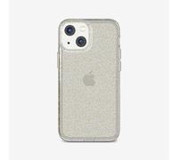 tech21 Evo Sparkle for iPhone 13 Mini - Shimmering Phone Case with 12ft Multi-Drop Protection Gold Glitter