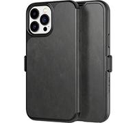 tech21 Evo Wallet for iPhone 13 Pro Max - Wallet Phone Case with Space for Two Bank Cards and 12ft Multi-Drop Protection Black