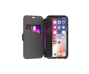 Tech21 Evo Wallet for iPhone X, Black (T21-5860)