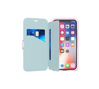 tech21 Evo Wallet Mobile Phone Case 14.7 cm (5.8 inches) Pink Wallet Case - Cases for Mobile Phones (Wallet Case, Apple, iPhone X, 14.7 cm (5.8 inches), Pink)