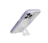 Tech21 EvoCrystal Kick case for iPhone 14 Pro - MagSafe compatible - Impact Protection - Kickstand - Lilac