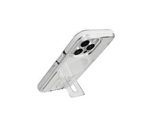 Tech21 EvoCrystal Kick case for iPhone 14 Pro - MagSafe Compatible - Impact Protection - Kickstand - White