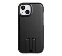 Tech21 EvoCrystal Kickstand case for iPhone 16e / 15 - Compatible with MagSafe - Impact Protection Case - Obsidian Black