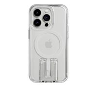 Tech21 EvoCrystal Kick case for iPhone 14 Pro - MagSafe Compatible - Impact Protection - Kickstand - White