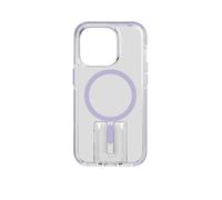 Tech21 EvoCrystal Kick case for iPhone 14 Pro - MagSafe compatible - Impact Protection - Kickstand - Lilac