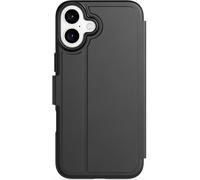 Tech21 EvoLite Wallet for iPhone 16 Plus 3 card slot wallet - Impact Protection Case - in Black