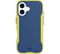 Tech21 EvoPro for iPhone 16 Compatible with MagSafe - Impact Protection Case 21x Military Standard Tested - in Navy/Yellow