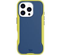 Tech21 EvoPro for iPhone 16 Pro Compatible with MagSafe - Impact Protection Case 21x Military Standard Tested - in Navy/Yellow
