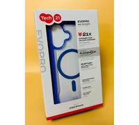 Tech21 EvoPro for iPhone 16 Compatible with MagSafe - Impact Protection Case 21x Military Standard Tested - in Clear/Blue