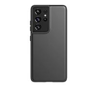 tech21 EvoSlim for Samsung S21 Ultra 5G - Germ Fighting Antimicrobial Phone Case with 8 ft. Drop Protection, Charcoal Black