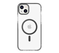 tech21 - Evo Crystal MagSafe iPhone 14 Pro Cover - Clear/Graphite Black