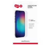 Tech21 iPhone 16 Pro Glass Screen Protector Twinpack
