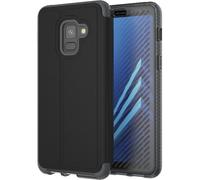 tech21 Protective Samsung Galaxy A8 Case Folio 360 Degree Protection Cover - Evo Flip - Black