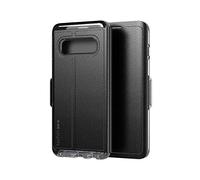 tech21 Protective Wallet Case for Samsung Galaxy S10 Magnetic Closing Cover with Card Storage - Evo Wallet - Black