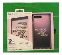 Tech21 Pure Shimmer Phone Case Cover for iPhone 7 Plus / 8 Plus - Pink