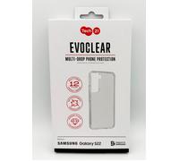 tech21 Samsung Galaxy S22 EvoClear Antimicrobial Tough Clear Case Cover