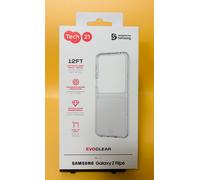 Tech21 Samsung Galaxy Z Flip6 Evo Back Case Cover Shockproof Crystal Clear