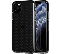Tech21 T21-7227 Protective Apple iPhone 11 Pro Case Thin Patterned Back Cover with FlexShock - Evo Check - Smokey/Black
