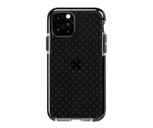 Tech21 T21-7227 Protective Apple iPhone 11 Pro Case Thin Patterned Back Cover with FlexShock - Evo Check - Smokey/Black