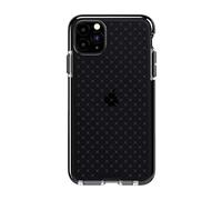 Tech21 T21-7281 Protective Apple iPhone 11 Pro Max Case Thin Patterned Back Cover with FlexShock - Evo Check - Smokey/Black