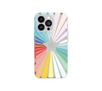 Tech21 T21-9352 Evo Art Rainbow Sunburst for iPhone 13 Pro - Protective Phone Case with Exclusive Artwork and 12ft Multi-Drop Protection, Rainbow Sunburst Print