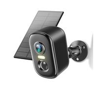 Techage Security Cameras Wireless Outdoor, 2K Solar Powered WiFi Outdoor Camera Wireless with AI Motion Detection, Color Night Vision, 2-Way Talk, IP66 Waterproof, Cloud/SD Storage