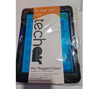 Techair classic pro - Protective case for tablet - rugged - silicone, polycarbonate - black - 10.2" - for Apple 10.2-inch iPad (7th generation, 8th generation, 9th generation)
