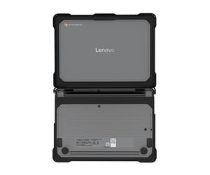 Techair TACHS031 Protective Hard Shell case for Lenovo 500e 5th Gen, 11.6-12.2 black/clear