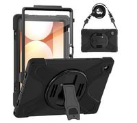 Techair TAXSGA043S Samsung Tab A11 military grade drop protection rugged case with shoulder strap