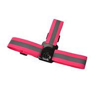 TECHALOGIC Reflective Head/Helmet strap compatible with GoPro Cameras (Pink Reflective)