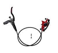 TECHAUTO Bike Brake Drum MTB Bike Hydraulic Disc Brake Oil Pressure Caliper Clamp Brake 160mm Front Rear Handle A B-pillar CNC Bicycle Bicycles Rear Brake Drum (Red-LF)