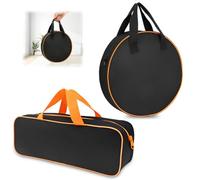 Techchii EV Charging Cable Bag and Camping Utensils Storage Bag | Large Capacity, Waterproof, for Automotive RV Camping Cables Gardening Tools Container