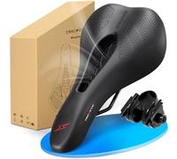 TECHCYC Bicycle Saddle Memory Foam, Ergonomic Bicycle Saddle for Men and Women, Available in 3 Designs | The Right Saddle for Every Requirement (Monutainbike)