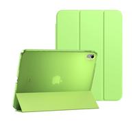 TechDealsUK Case for iPad (A16) 11th Generation 11 Inch 2025 / iPad 10th Generation 10.9 Inch 2022 - Slim Stand Cover with Hard Translucent Back - Supports Auto Wake/Sleep (Green)