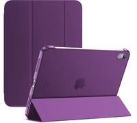 TechDealsUK Case for iPad (A16) 11th Generation 11 Inch 2025 / iPad 10th Generation 10.9 Inch 2022 - Slim Stand Cover with Hard Translucent Back - Supports Auto Wake/Sleep & Touch ID (Purple)