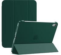 TechDealsUK Case for iPad (A16) 11th Generation 11 Inch 2025 / iPad 10th Generation 10.9 Inch 2022 - Slim Stand Cover with Hard Translucent Back - Supports Auto Wake/Sleep & Touch ID (Emerald Green)
